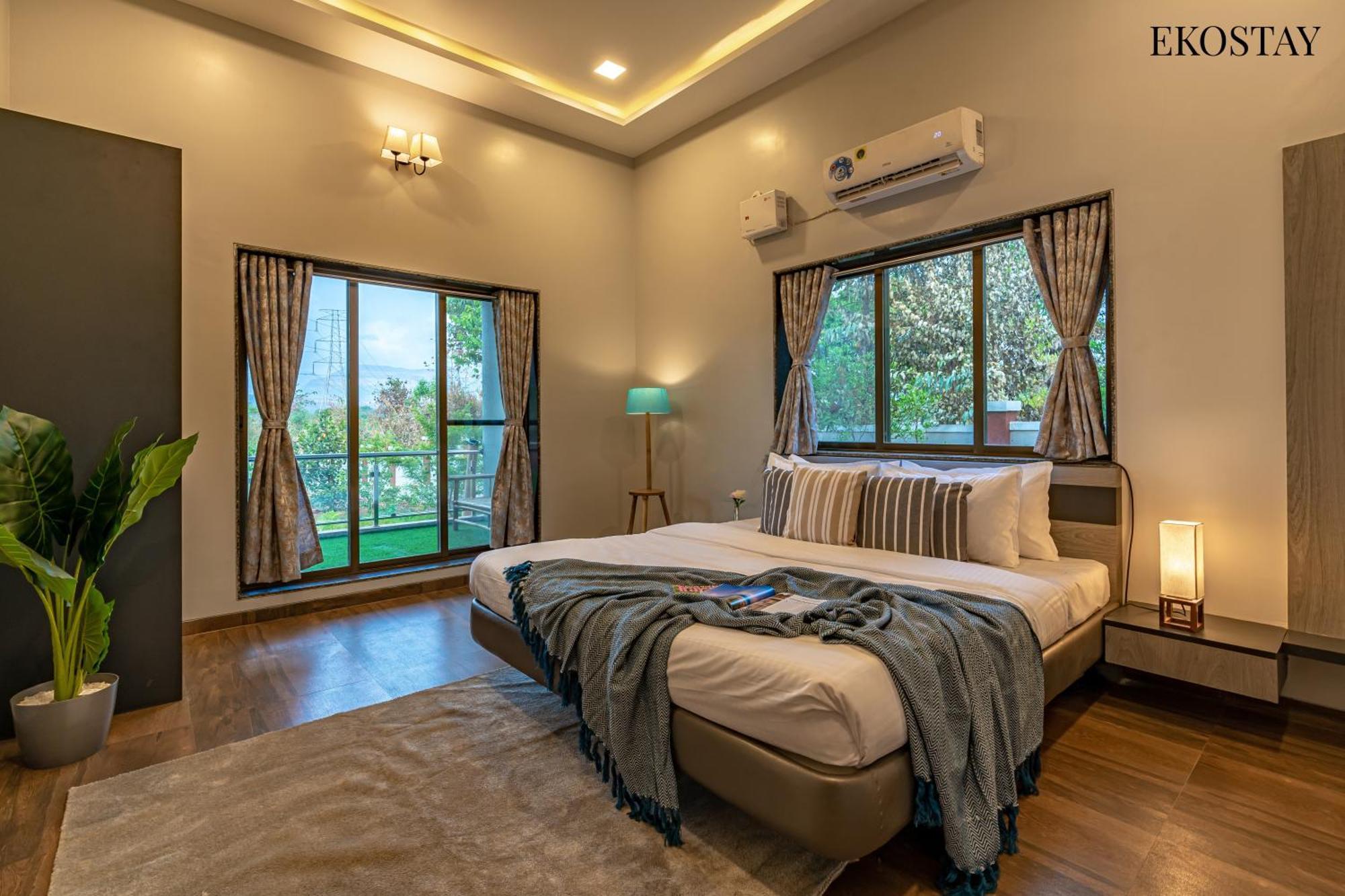 Ekostay Gold Palm Estate I Cricket Turf I Rain Dance I 2 Acre Property Karjat Eksteriør billede